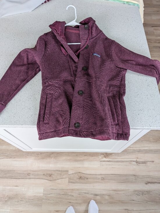 Patagonia Jackets & Blazers - Patagonia Better Sweater Full Button Hooded Jacket - Women’s Small